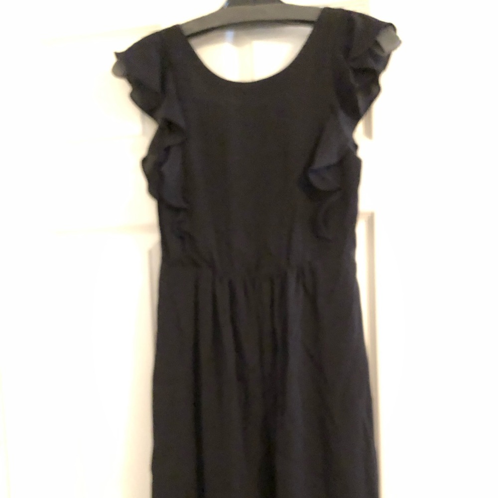 Theory Black Edmona Dress NWT